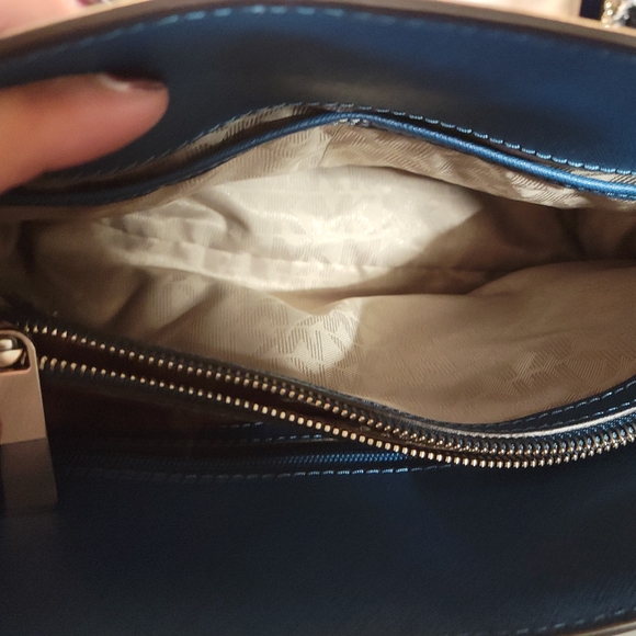 Blue Colorblock MK Bag - Picture 6 of 10